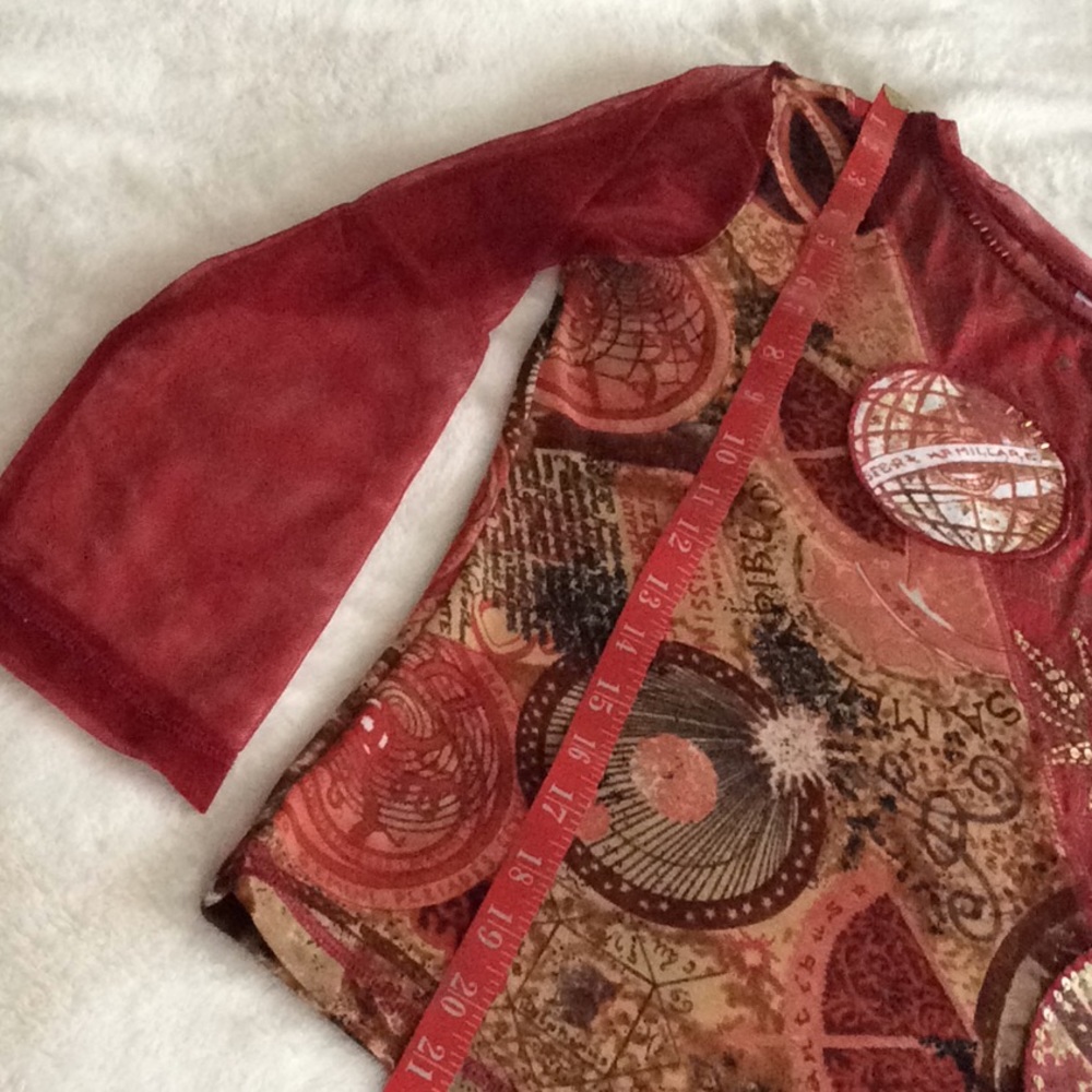Celestial Top Embellished With Sequins and Beads - Picture 7 of 10